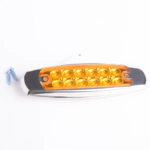 LAMPARA LATERAL 12L SMD PLANA LENTE AMARILLO 12V