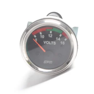 MEDIDOR VOLTIMETRO 12V T.NEGRO ARO CROMA