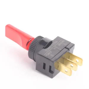 SWITCH 1 GOLPE 3C CODILLO ROJO