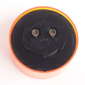 LAMPARA DEMARCADORA REDONDA  2" 3 LED AMBAR 12V