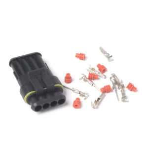 CONECTOR 4 VIAS SIN CABLE 8 TERMINALES