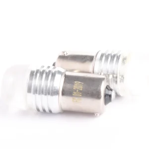 BOMBILLO LED S25 (1156) DE BASE - BA15S / BA15D / BAY15D - 1 LED (1W HP) ROJO