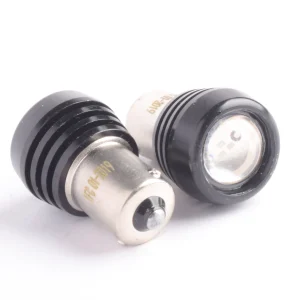 BOMBILLO LED S25 (1156) DE BASE - BA15S / BA15D / BAY15D - 1 LED (1.5W HP) - 12V - AZUL
