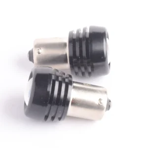 BOMBILLO LED S25 (1156 ) DE BASE - BA15S / BA15D / BAY15D - 1 LED (1.5W HP) - 12V - AMARILLO