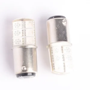 BOMBILLO LED 1034, 12 LED 50-50 SMD SILICONADO, ROJO
