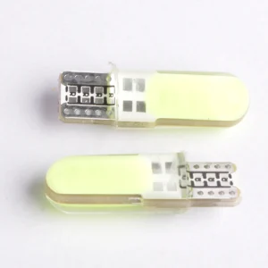 BOMBILLO LED T10 (W5W)CUÑA (W5W) BASE - W2.1X9.5D - 2 LED - COB - 12V - VERDE