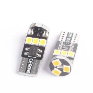 BOMBILLO LED T10 (W5W) DE BASE CANBUS - W2.1X9.5D - 9 LED - 2835SMD - 12V - AZUL