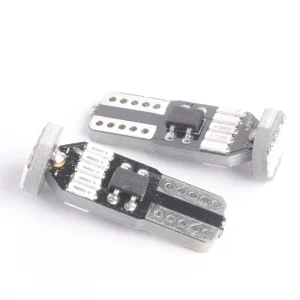 BOMBILLO LED T10 (W5W) DE BASE CANBUS - W2.1X9.5D - 15LED - 4014SMD - 12V - VERDE