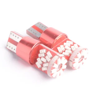 BOMBILLO LED T10(W5W) DE BASE CANBUS - W2.1X9.5D - 27LED - 3014SMD - 12V - AZUL