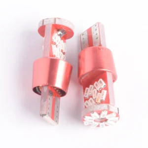 BOMBILLO LED T10(W5W) DE BASE CANBUS - W2.1X9.5D - 27LED - 3014SMD - 12V AMARILLO