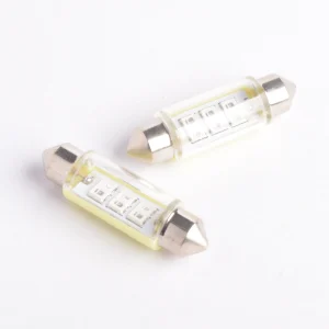 BOMBILLO LED DE TECHO (C5W) - T11 36,39MM - SV8.5 - 6 LED - 2835SMD - 12V AMARILLO