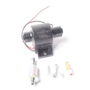 BOMBA DE GASOLINA UNIVERSAL EXTERNA PLASTICA PRESION: 1.5 - 4.0 PSI 12V