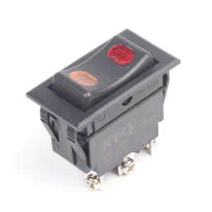 SWITCH 2 GOLPES 4C TECLA PILOTO ROJO-AMA