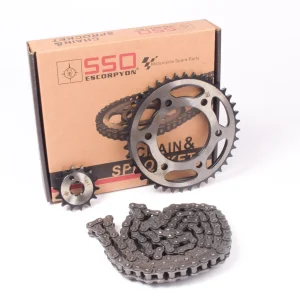 KIT DE TRANSMISION CON CADENA-40T / 14T 428H-132