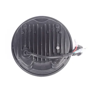 EXPLORADORA  5.75'' 50W LED       CREE 3535  (H4 SOCKET)    OJO (BLANCO Y AMARILLO )143X75MM