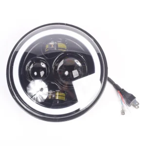 EXPLORADORA 7'' LED WORKING LIGHT HL+WITH DRL(BLANCO Y AMARILLO) 16X3W CREE 10-30V 177X177X70MM