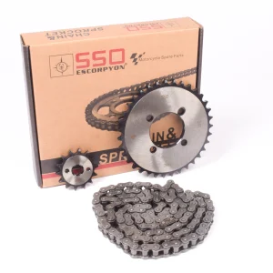 KIT DE TRANSMISION CON CADENA-35T / 14T / 428H-120