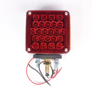 SEMAFORO CUADRADO PERL 3 TORNILLOS 12V TRIPLE CARA
