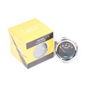 VOLTIMETRO 24V-CROMADO TABLERO